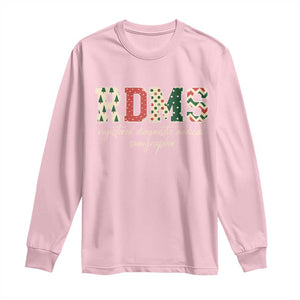 Sonographer Christmas Long Sleeve Shirt RDMS Ultrasound Tech Technologist Gift TS10 Light Pink Print Your Wear