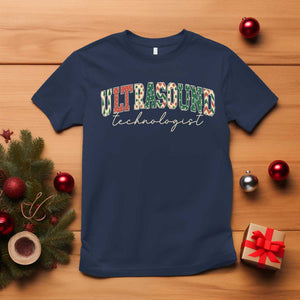 Christmas Ultrasound Technologist T Shirt Sonographer Sonography Student Gift TS10 Navy Print Your Wear