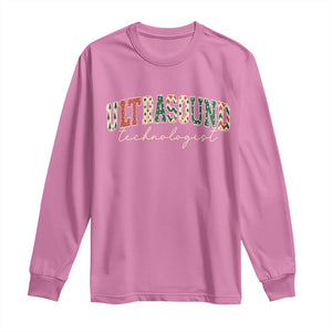 Christmas Ultrasound Technologist Long Sleeve Shirt Sonographer Sonography Student Gift TS10 Azalea Print Your Wear
