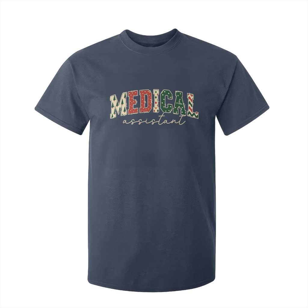 Christmas Medical Assistant T Shirt For Kid MA Nurse Grad Gift TS10 Navy Print Your Wear