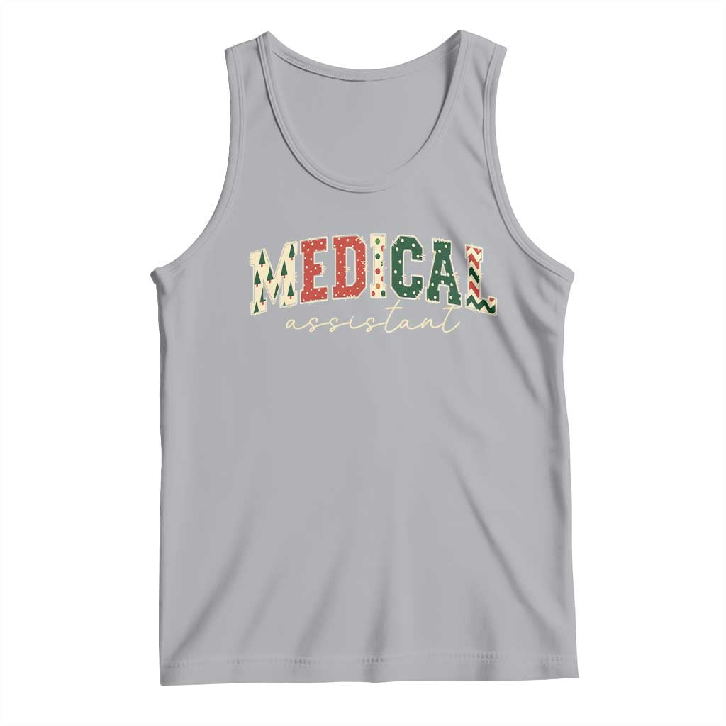 Christmas Medical Assistant Tank Top MA Nurse Grad Gift TS10 Athletic Heather Print Your Wear