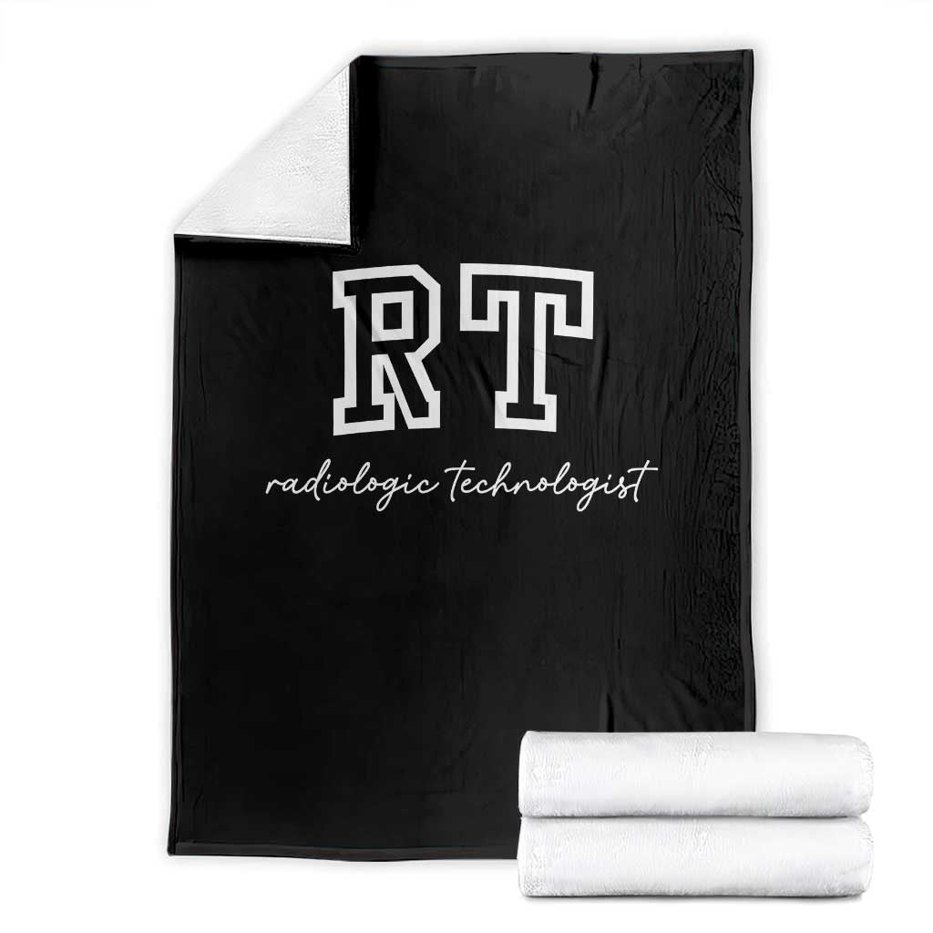 Radiology Technologist Throw Blanket RT Xray Rad Tech Gift TS10 Black Print Your Wear
