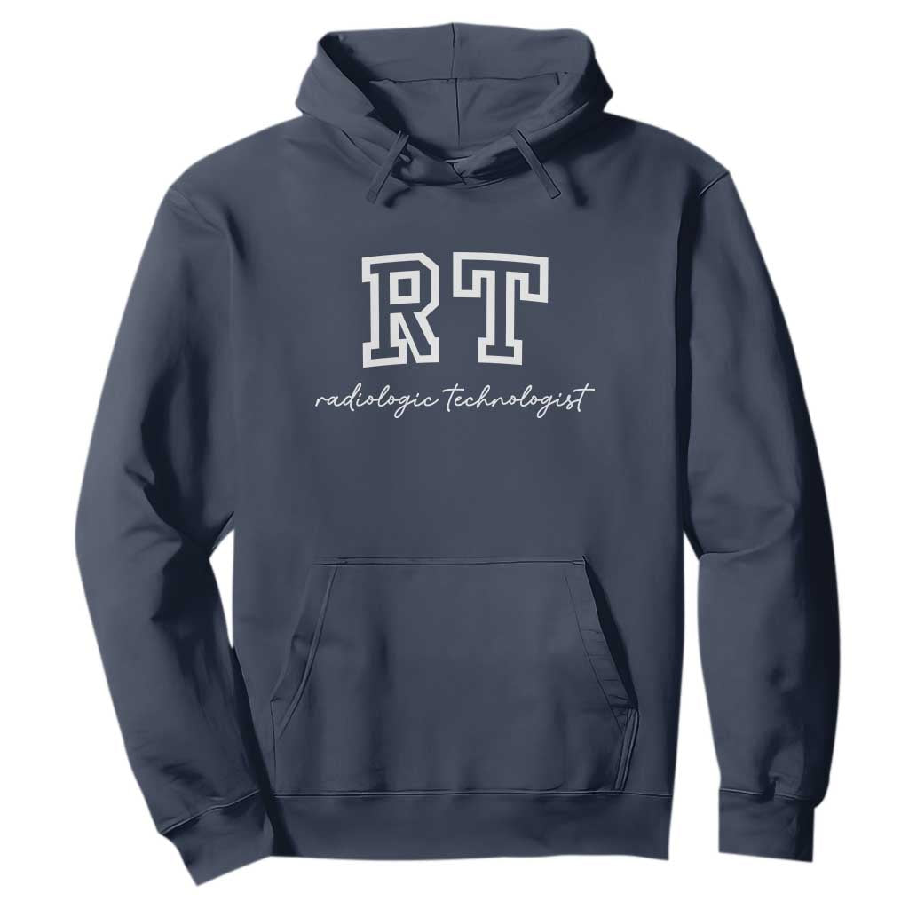 Radiology Technologist Hoodie RT Xray Rad Tech Gift TS10 Navy Print Your Wear