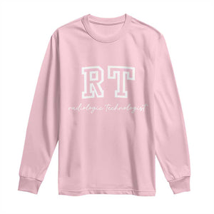 Radiology Technologist Long Sleeve Shirt RT Xray Rad Tech Gift TS10 Light Pink Print Your Wear