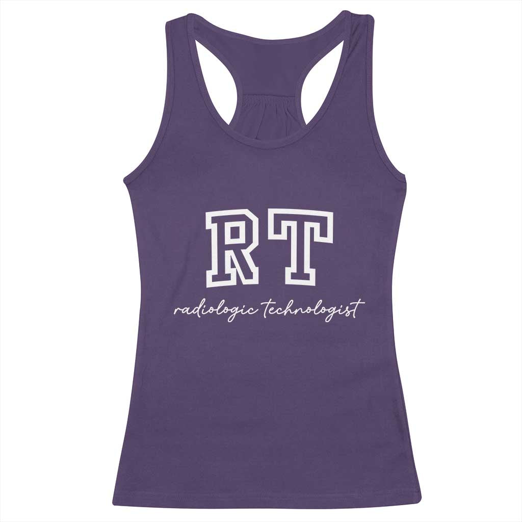 Radiology Technologist Racerback Tank Top RT Xray Rad Tech Gift TS10 Purple Print Your Wear