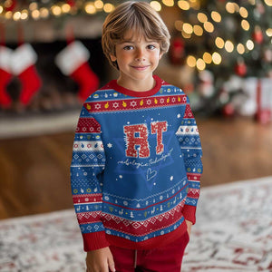 Christmas Radiology Hanukkah Ugly Sweater RT Xray Rad Tech Gift TS10 Blue Red Print Your Wear
