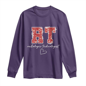 Christmas Radiology Long Sleeve Shirt RT Xray Rad Tech Gift TS10 Purple Print Your Wear