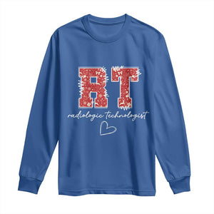 Christmas Radiology Long Sleeve Shirt RT Xray Rad Tech Gift TS10 Royal Blue Print Your Wear