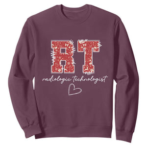 Christmas Radiology Sweatshirt RT Xray Rad Tech Gift TS10 Maroon Print Your Wear