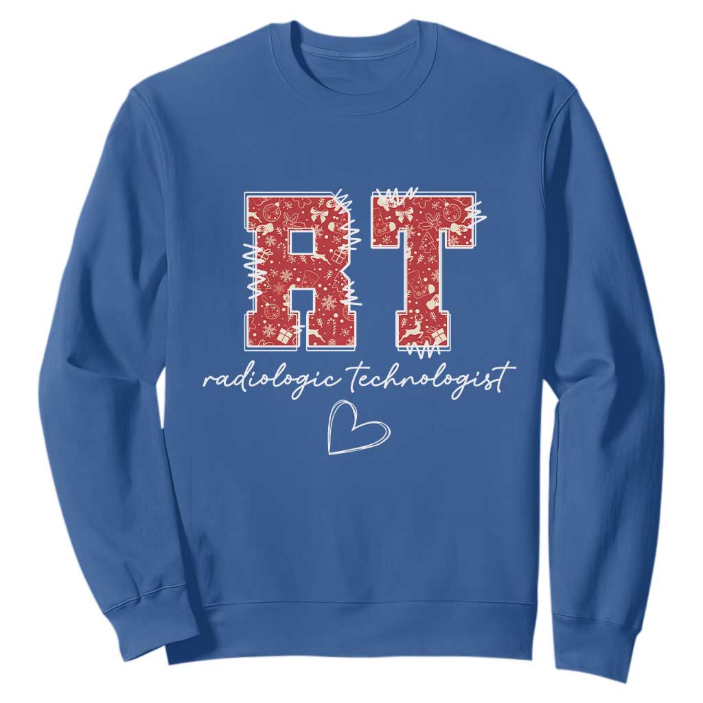 Christmas Radiology Sweatshirt RT Xray Rad Tech Gift TS10 Royal Blue Print Your Wear