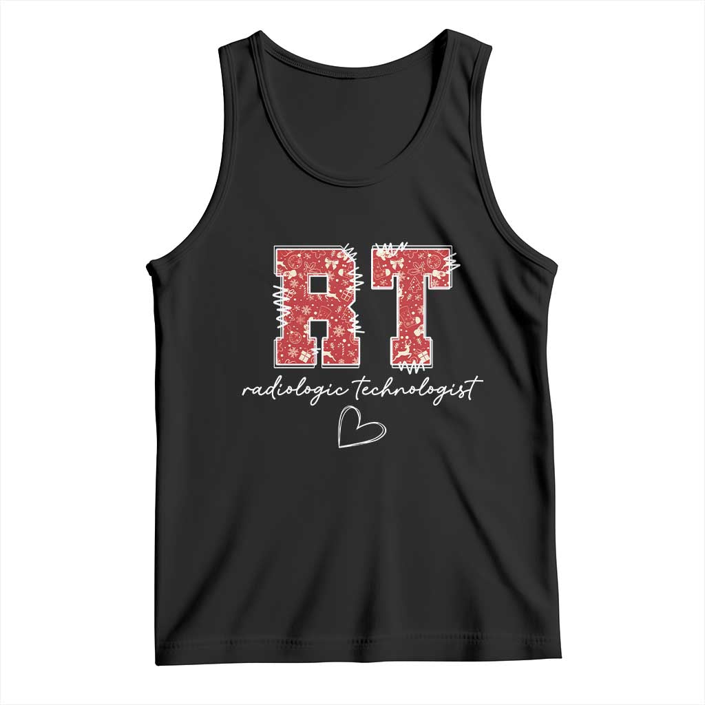 Christmas Radiology Tank Top RT Xray Rad Tech Gift TS10 Black Print Your Wear