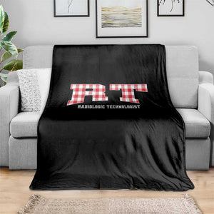 Christmas Radiology Technologist Throw Blanket Buffalo Plaid RT Rad Tech Gift TS10 Print Your Wear