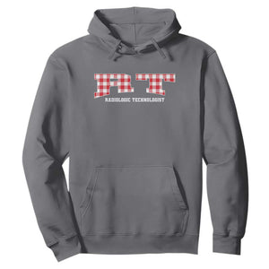 Christmas Radiology Technologist Hoodie Buffalo Plaid RT Rad Tech Gift TS10 Charcoal Print Your Wear