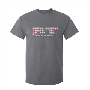 Christmas Radiology Technologist T Shirt For Kid Buffalo Plaid RT Rad Tech Gift TS10 Charcoal Print Your Wear