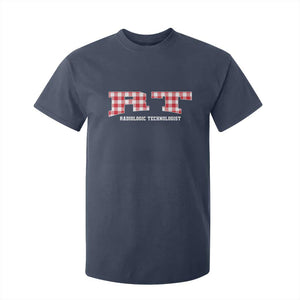 Christmas Radiology Technologist T Shirt For Kid Buffalo Plaid RT Rad Tech Gift TS10 Navy Print Your Wear