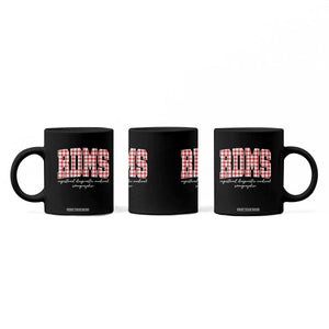 Christmas RDMS Coffee Mug Buffalo Plaid Sonographer Ultrasound Tech Gift TS10 Print Your Wear