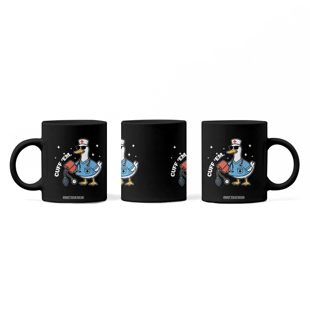 Goose Nurse Coffee Mug Cuff Em Cute Nursing Graduation Gift TS10 Print Your Wear