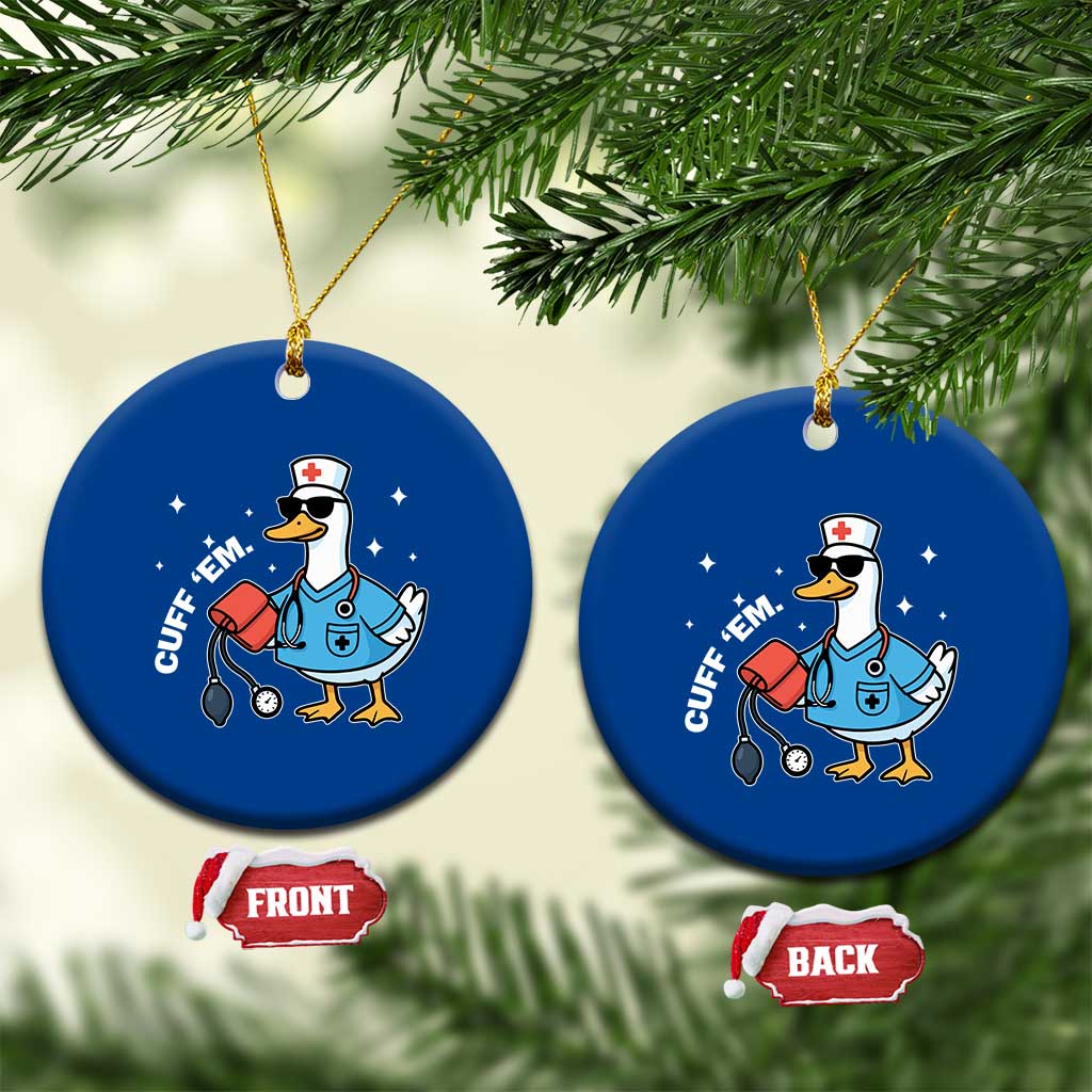 Goose Nurse Ceramic Ornament Cuff Em Cute Nursing Graduation Gift TS10 1pc Blue Print Your Wear