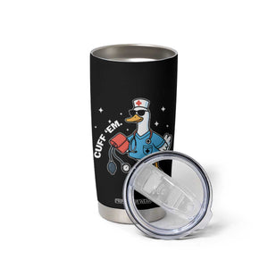 Goose Nurse Tumbler Cup Cuff Em Cute Nursing Graduation Gift TS10 Print Your Wear