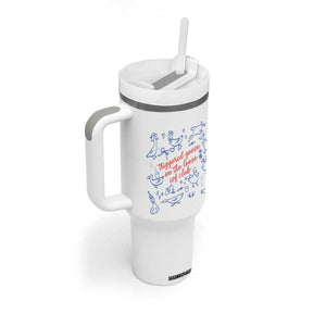 Funny IVF Tumbler With Handle Triggered Goose On The Loose Infertility Support TS10 Print Your Wear