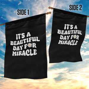 IVF Miracle Garden Flag Transfer Day Infertility Support Gift TS10 Print Your Wear
