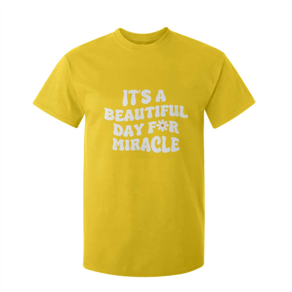 IVF Miracle T Shirt For Kid Transfer Day Infertility Support Gift TS10 Daisy Print Your Wear