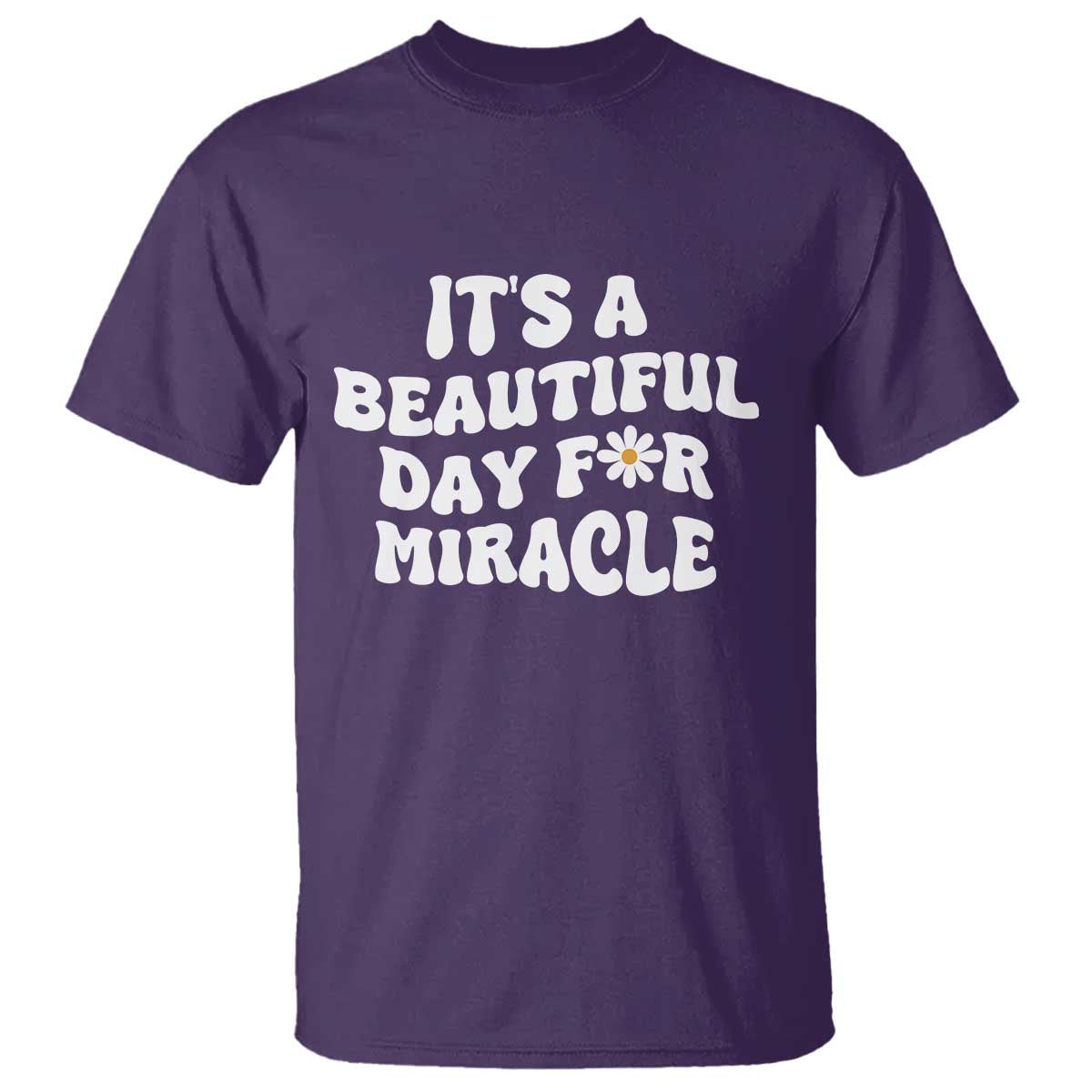 IVF Miracle T Shirt Transfer Day Infertility Support Gift TS10 Purple Print Your Wear