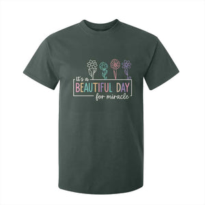 Its a Beautiful Day For IVF Miracle T Shirt For Kid Transfer Day Infertility Support Gift TS10 Dark Forest Green Print Your Wear