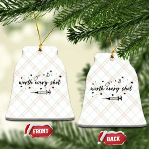Worth Every Shot Ceramic Ornament IVF Baby Pregnancy Announcement TS10 Print Your Wear