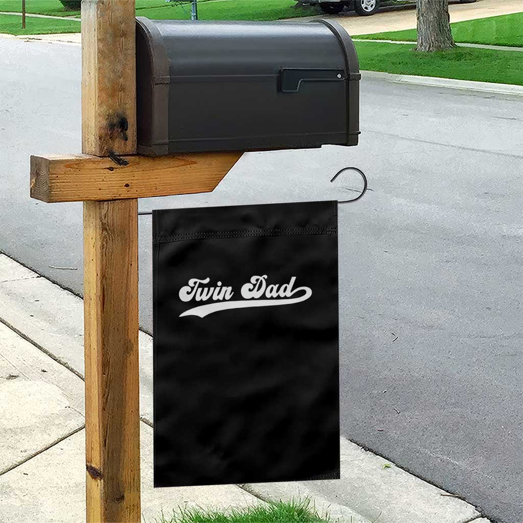 Twin Dad Garden Flag Vintage Retro Style Fathers Day Presents TS10 Print Your Wear