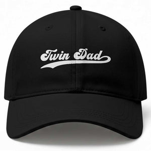 Twin Dad Baseball Cap Vintage Retro Style Fathers Day Presents TS10 Print Your Wear