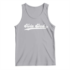 Twin Dad Tank Top Vintage Retro Style Fathers Day Presents TS10 Athletic Heather Print Your Wear