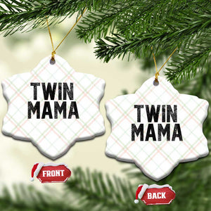 Twin Mama Ceramic Ornament Pregnancy Announcement New Mom Mothers Day Gift TS10 Print Your Wear