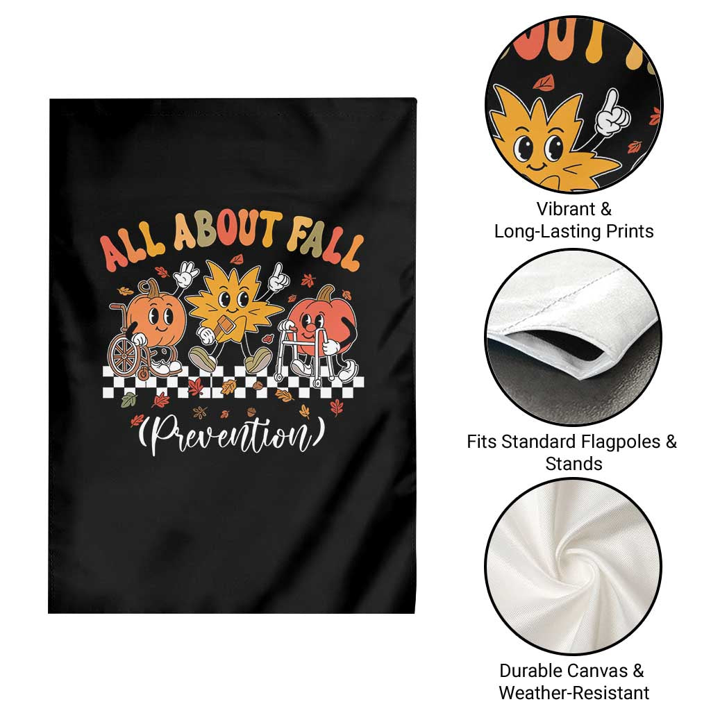 Fall Prevention Garden Flag Autumn Thanksgiving Nurse PT OT TS10 Print Your Wear