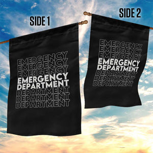 Emergency Department Garden Flag Retro ER Nurse Gift TS10 Print Your Wear