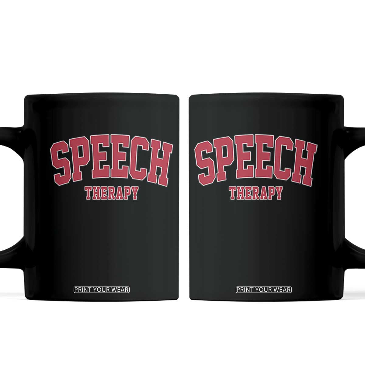 Retro Speech Therapy Coffee Mug Special Education Therapist Teacher Appreciation TS10 Black Print Your Wear