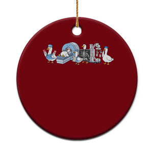 Radiologic Technologist Goose Ceramic Ornament Funny X-Ray Tech CT MRI Gooses TS10 1pc Red Print Your Wear