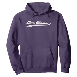 Twin Mama Hoodie Pregnancy Announcement New Mom Gift TS10 Purple Print Your Wear
