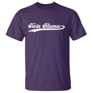 Twin Mama T Shirt Pregnancy Announcement New Mom Gift TS10 Purple Print Your Wear