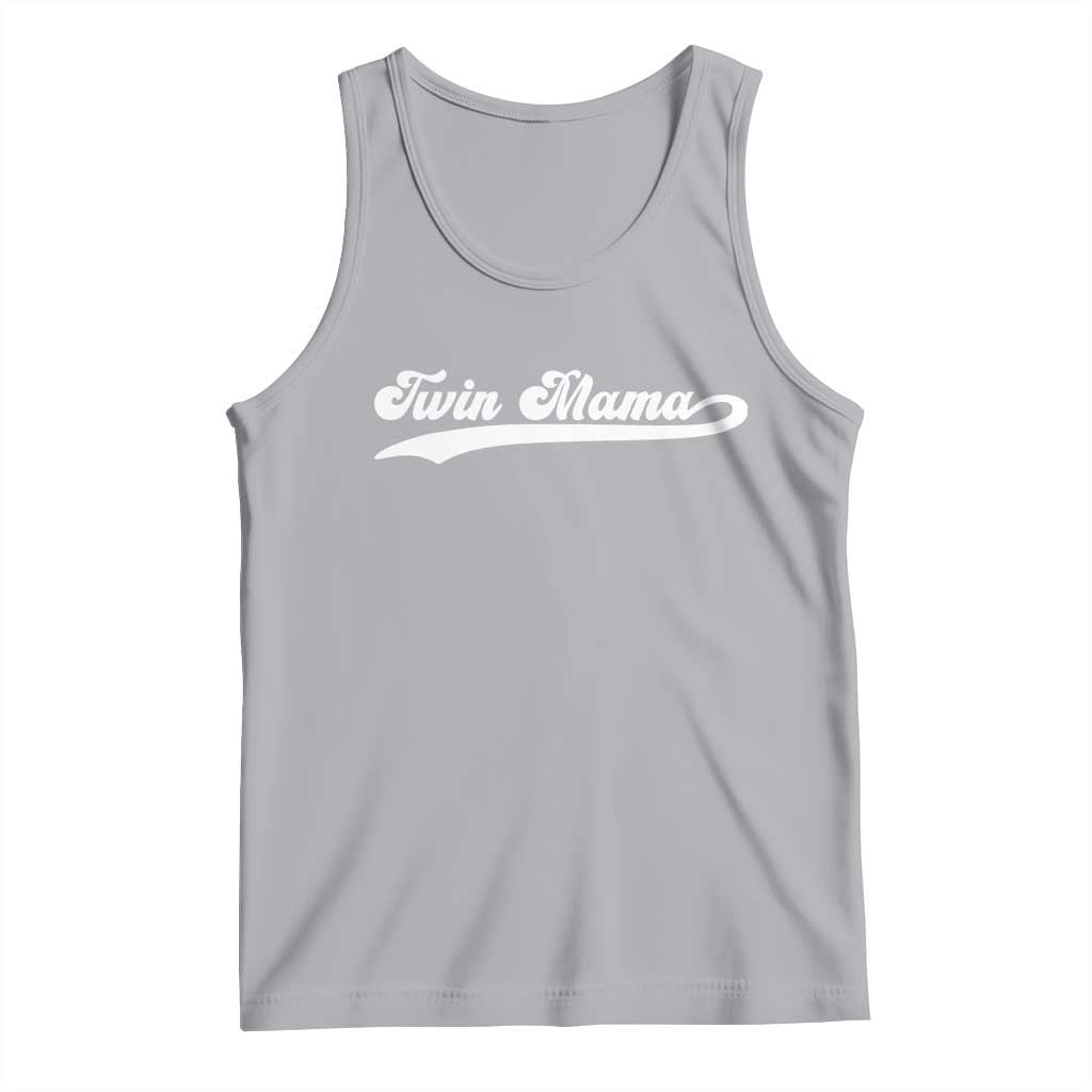 Twin Mama Tank Top Pregnancy Announcement New Mom Gift TS10 Athletic Heather Print Your Wear