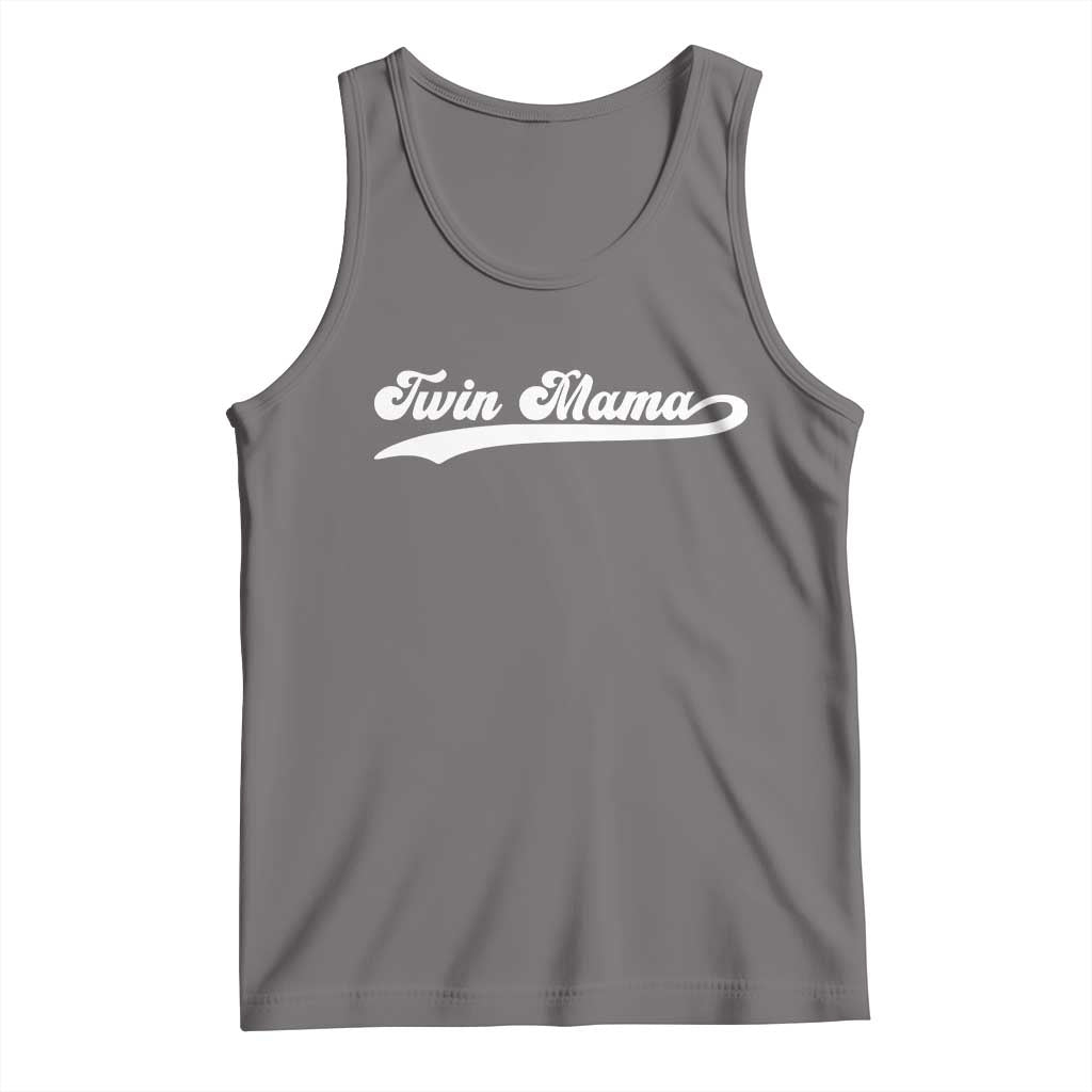 Twin Mama Tank Top Pregnancy Announcement New Mom Gift TS10 Deep Heather Print Your Wear