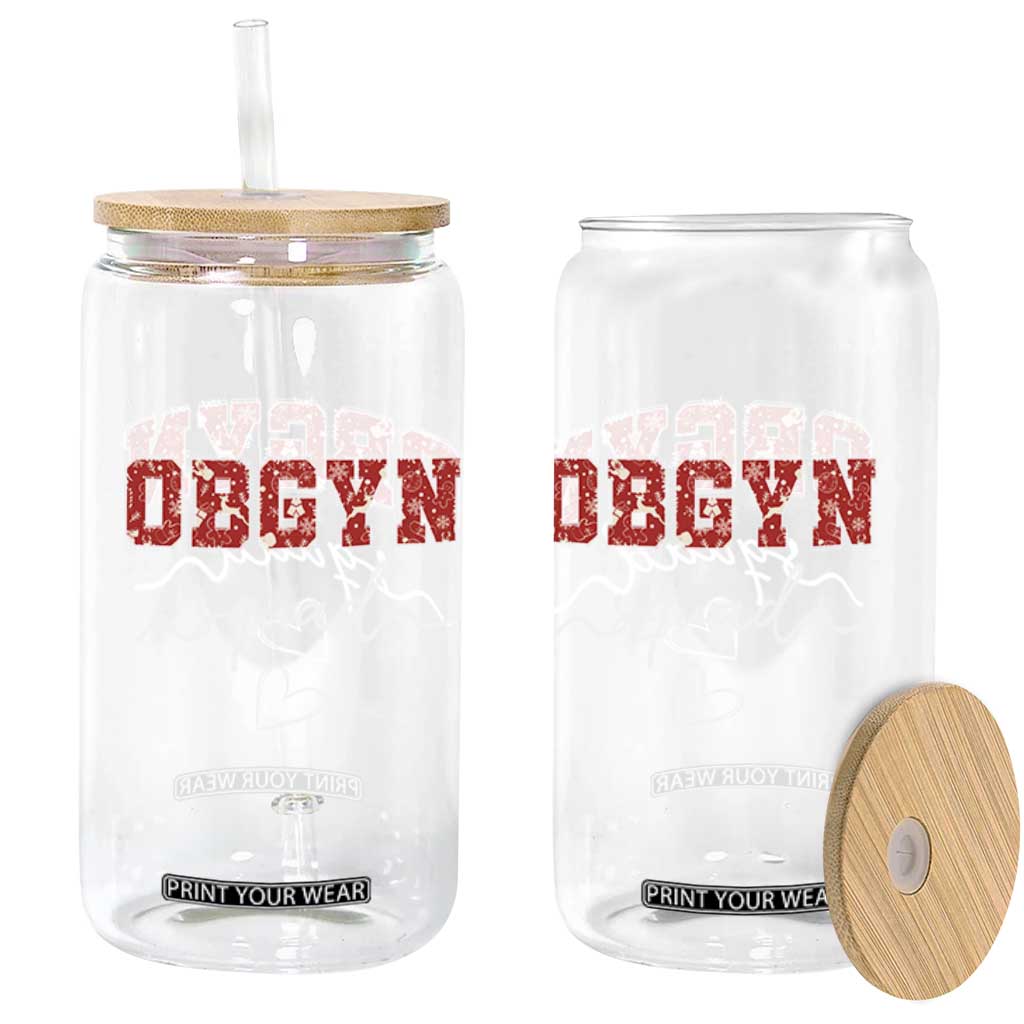 Christmas OBGYN Squad Glass Can Obstetrics And Gynecology Nurse TS10 Print Your Wear