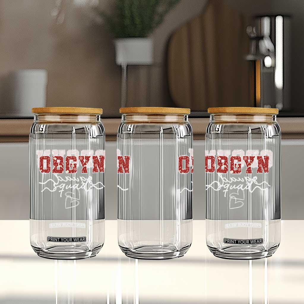 Christmas OBGYN Squad Glass Can Obstetrics And Gynecology Nurse TS10 Print Your Wear