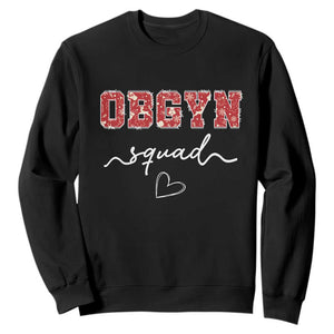 Christmas OBGYN Squad Sweatshirt Obstetrics And Gynecology Nurse TS10 Black Print Your Wear