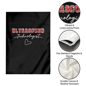 Ultrasound Tech Christmas Garden Flag Technologist Gift Sonographer Sonography Student TS10 Print Your Wear
