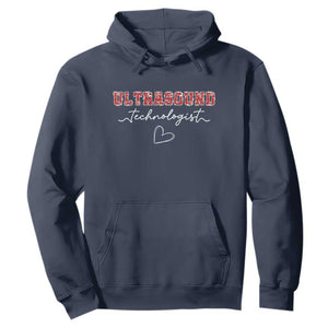 Ultrasound Tech Christmas Hoodie Technologist Gift Sonographer Sonography Student TS10 Navy Print Your Wear