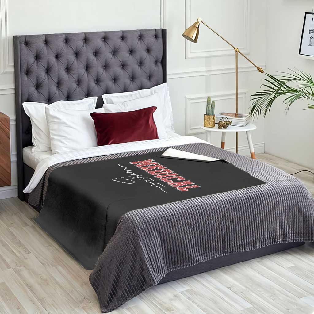 Christmas Medical Assistant Throw Blanket MA Nurse Gift TS10 Print Your Wear