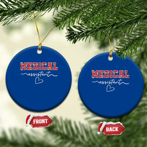 Christmas Medical Assistant Ceramic Ornament MA Nurse Gift TS10 1pc Blue Print Your Wear