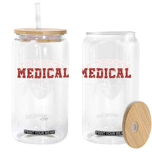 Christmas Medical Assistant Glass Can MA Nurse Gift TS10 Print Your Wear