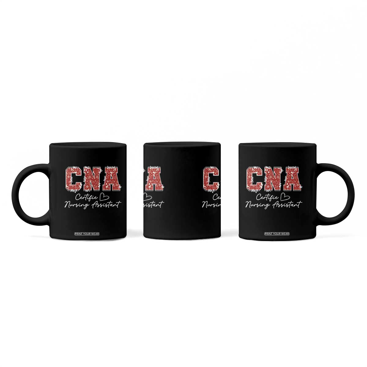 CNA Christmas Coffee Mug Certified Nursing Assistant Gift TS10 Print Your Wear